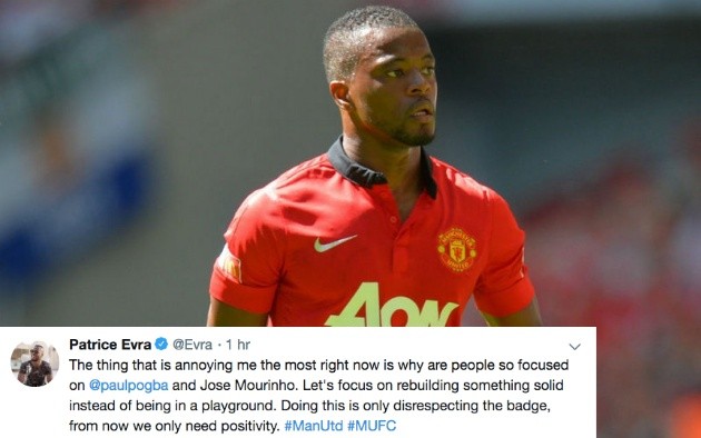 Patrice Evra không quan tâm Mourinho hay Pogba, anh khó chịu vì điều này - Bóng Đá