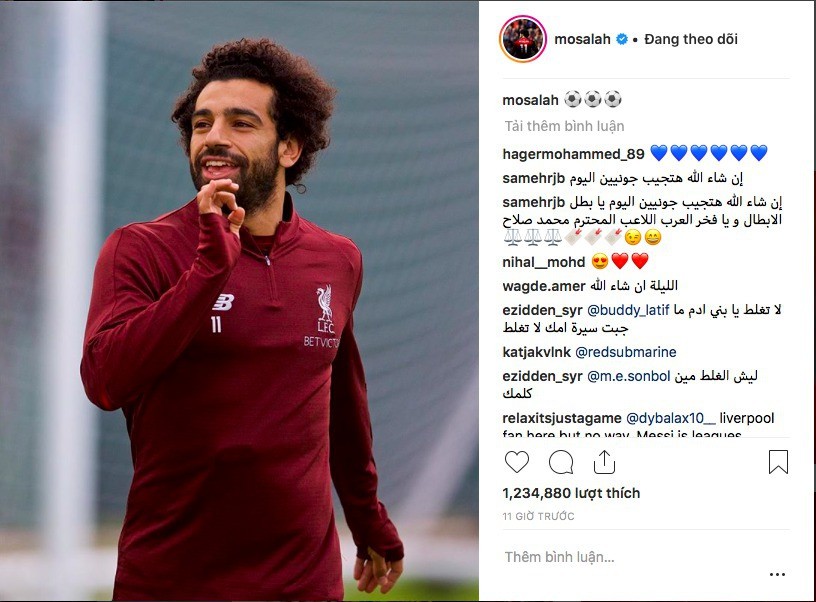 Tiết lộ mục tiêu 'làm gỏi' PSG của Salah - Bóng Đá