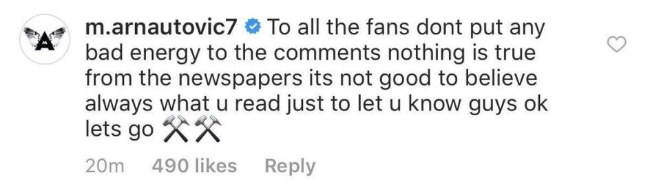 Marko Arnautovic lên tiếng về tin đồn - Bóng Đá