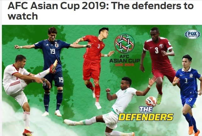 Sau Văn Lâm, Quế Ngọc Hải lọt top 6 hậu vệ đáng xem nhất Asian Cup 2019 - Bóng Đá