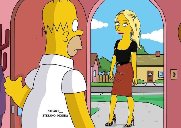 Khi các cầu thủ gia nhập Gia đình Simpson - Bóng Đá