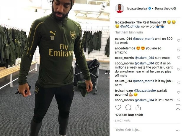 Xin lỗi Ozil, Lacazette mới là số 10 đích thực của Arsenal! - Bóng Đá