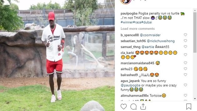 Du hí Dubai, Pogba đại thắng marathon với... rùa - Bóng Đá