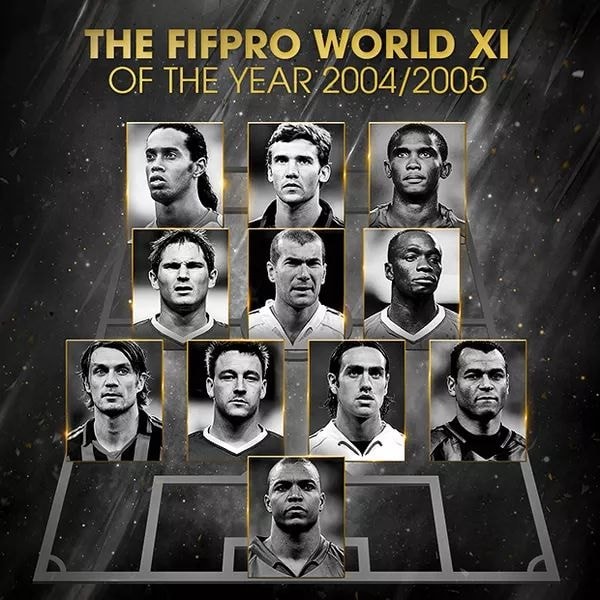 Đội hình tiêu biểu của FIFA từ 2005 đến nay thay đổi như thế nào? - Bóng Đá