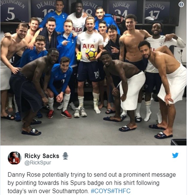 Chia vui cùng Harry Kane, Danny Rose gửi thông điệp tới M.U? - Bóng Đá