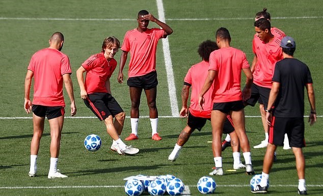 Ảnh Real Madrid tập luyện - Bóng Đá