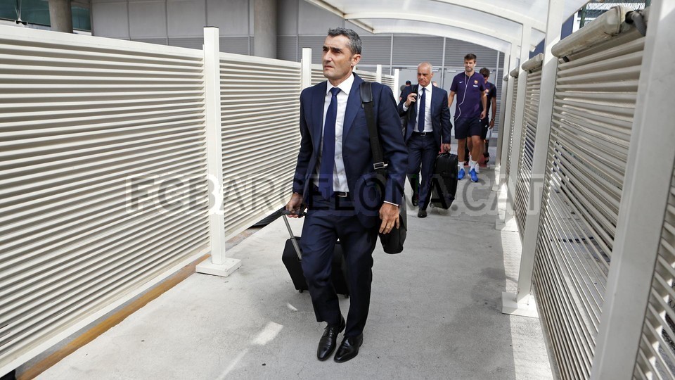 Dàn sao Barcelona đã có mặt ở thủ đô Madrid - Bóng Đá