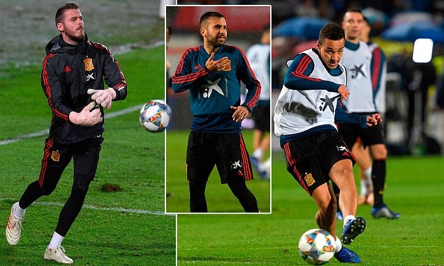 Sợ mất vị trí, De Gea đầy căng thẳng trên sân tập Tây Ban Nha - Bóng Đá