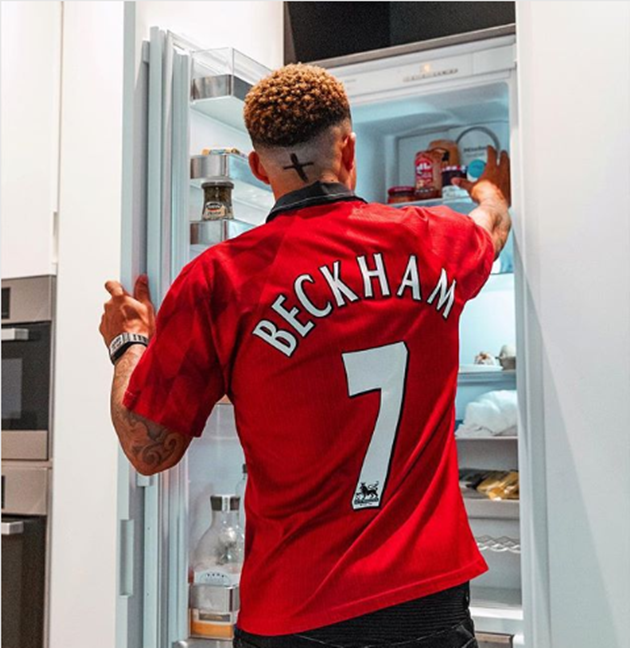 Depay mặc áo Beckham - Bóng Đá