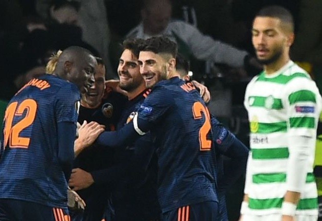 Valencia tạo lợi thế lớn trên sân Celtic Park - Bóng Đá