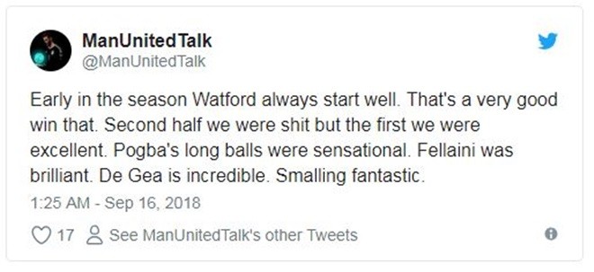 Fan Man Utd phát cuồng với màn trình diễn của 