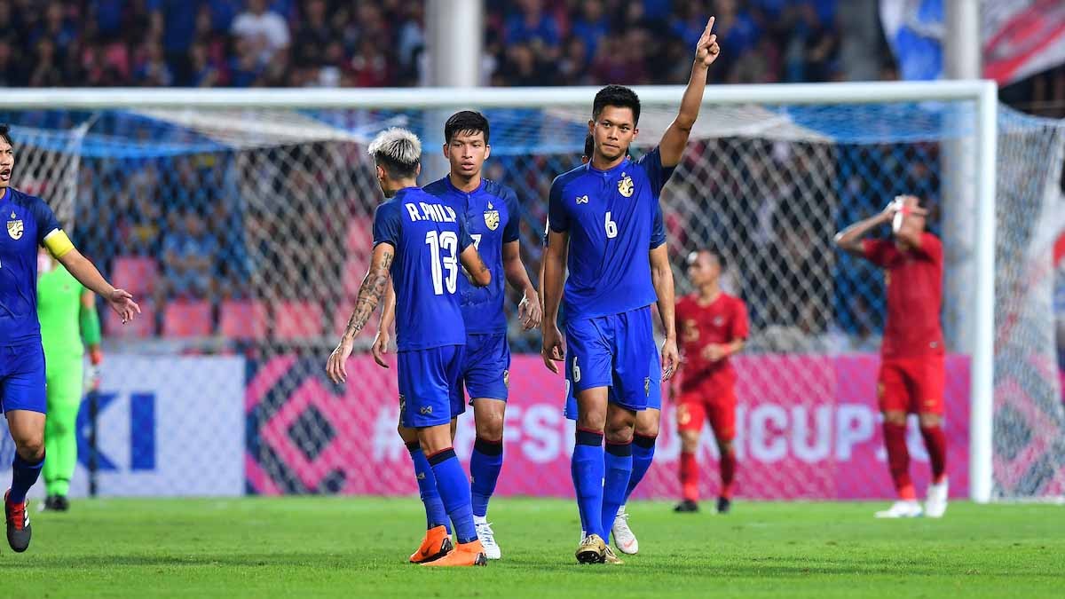 Lập siêu phẩm từ chấm phạt góc, hậu vệ Thái Lan ăn mừng như Dybala - Bóng Đá