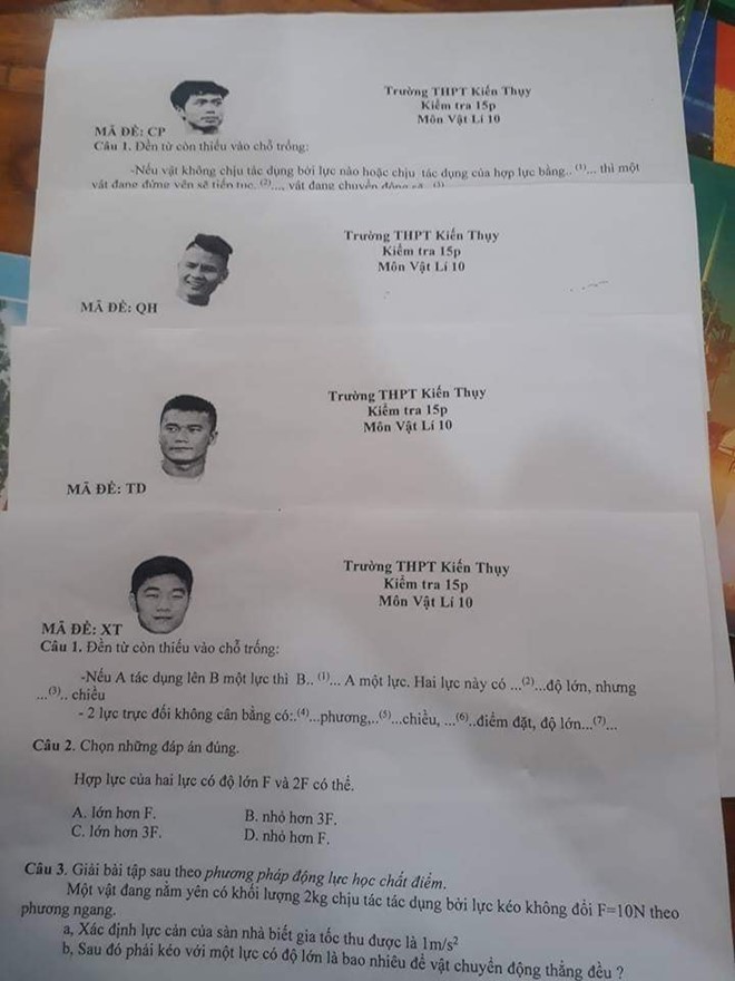 Điểm tin bóng đá Việt Nam sáng 11/11: Tuyển thủ ĐT Việt Nam xuất hiện trong đề thi vật lý - Bóng Đá