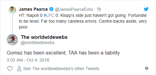 Fan Liverpool 'hủy diệt' 1 cái tên sau trận thua Napoli - Bóng Đá