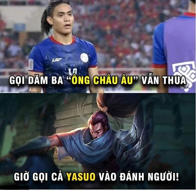 Ảnh troll: Công Phượng ủ mưu ghi bàn, Quang Hải bị 