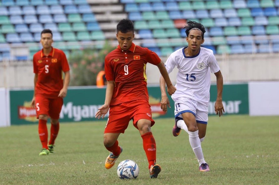 Thắng nhẹ bàn tay nhỏ trước Philippines, U18 Việt Nam vững ngôi đầu bảng B U18 AFF 2017 - Bóng Đá