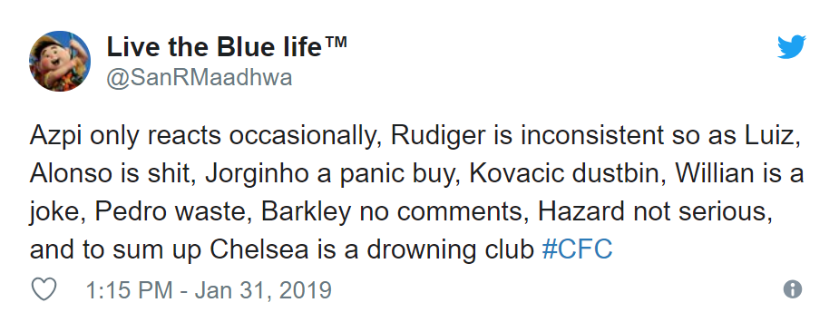 HELSEA FANS REACT TO JORGINHO DISPLAY V BOURNEMOUTH - Bóng Đá