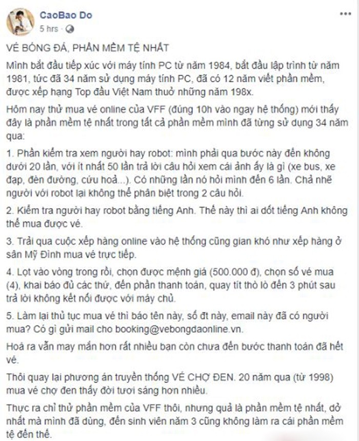 Chuyên gia công nghệ: 