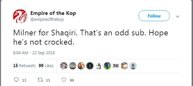 Vui chưa lâu, Shaqiri đã khiến CĐV Liverpool lo sốt vó - Bóng Đá