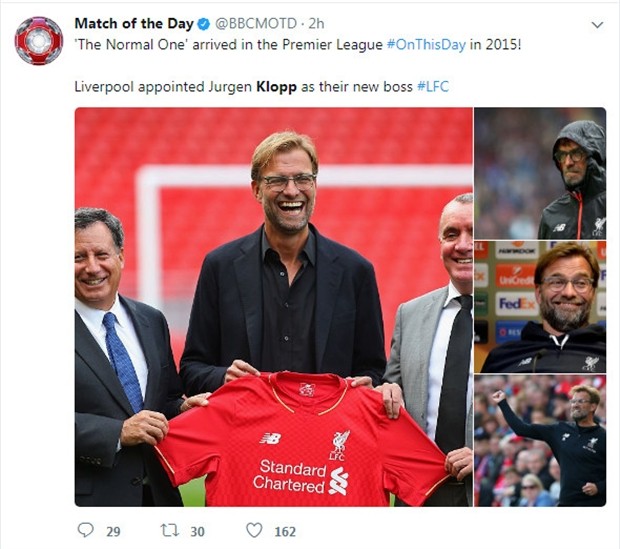 Đã 2 năm, và Klopp chỉ là một 'Người bình thường' - Bóng Đá