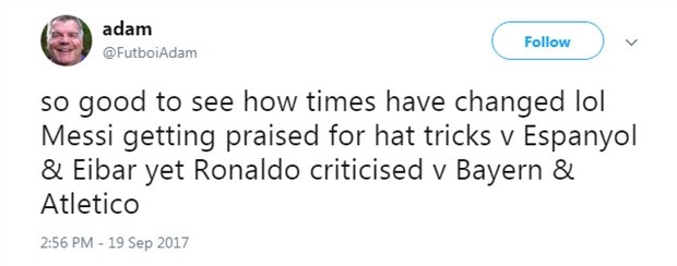 Fan Ronaldo 'nhắc nhở' Messi ai mới là người giỏi nhất - Bóng Đá