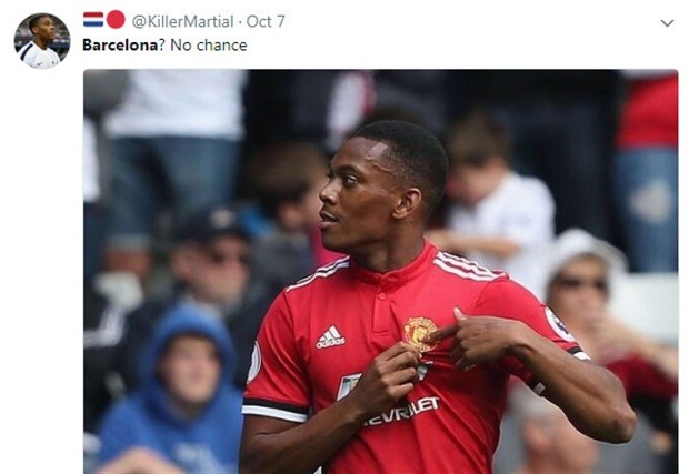 NHM không tin Barcelona có thể 'cướp' Martial khỏi Man Utd - Bóng Đá