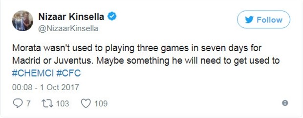 Morata, đã đến lúc quen dần với nước Anh đi - Bóng Đá