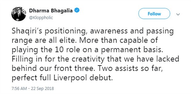 Vui chưa lâu, Shaqiri đã khiến CĐV Liverpool lo sốt vó - Bóng Đá