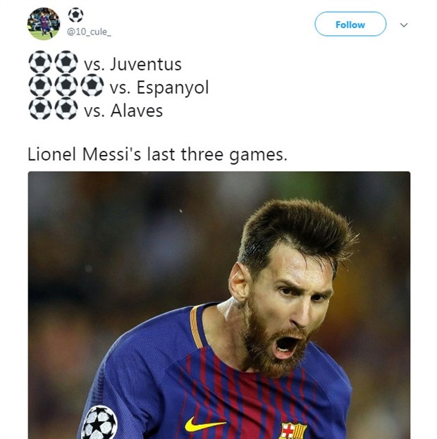 Đã hạ gục Buffon, hãy trao ngay quả bóng vàng cho Messi - Bóng Đá