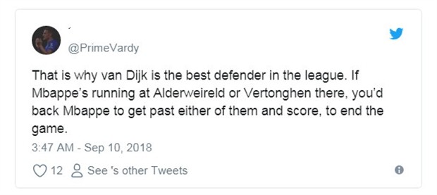 Khiến Mbappe 'câm nín', Van Dijk làm NHM dậy sóng - Bóng Đá
