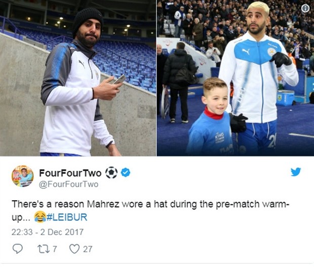 Tóc mới của Riyad Mahrez khiến cộng đồng dậy sóng - Bóng Đá