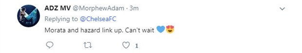 Fan Chelsea đang nóng lòng chờ Hazard chuyền bóng cho Morata - Bóng Đá