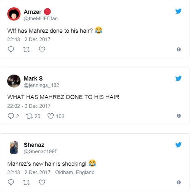 Tóc mới của Riyad Mahrez khiến cộng đồng dậy sóng - Bóng Đá