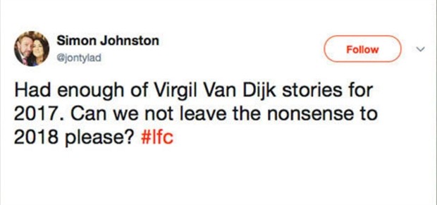 Liverpool đang bị 'ám ảnh' bởi 'thính' của Van Dijk  - Bóng Đá