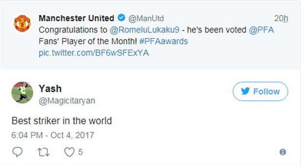 Lukaku giành giải thưởng của tháng, chỉ là khởi đầu thôi - Bóng Đá