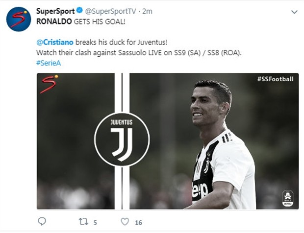 Truyền thông bùng nổ với bàn thắng đầu tiên của Ronaldo - Bóng Đá