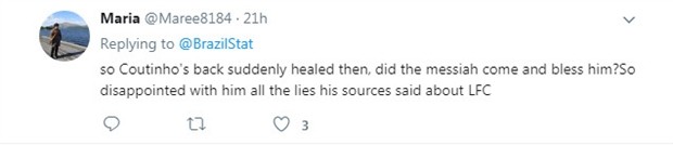 Fan Liverpool nổi điên vì thấy Coutinho khỏe mạnh - Bóng Đá