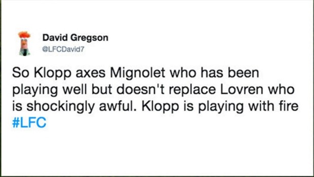 Fan Liverpool sửng sốt, khi Mignolet bị loại khỏi trận đấu với Arsenal - Bóng Đá