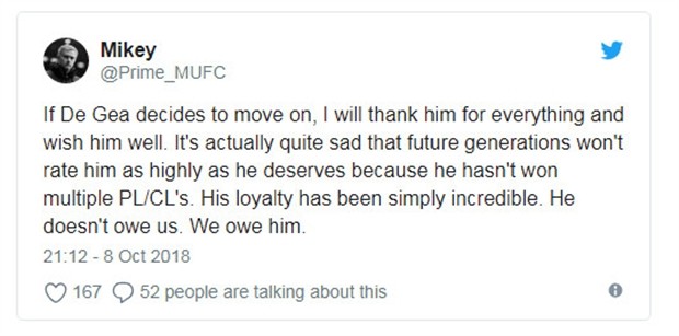 Man Utd quá nát, CĐV ủng hộ De Gea ra đi - Bóng Đá
