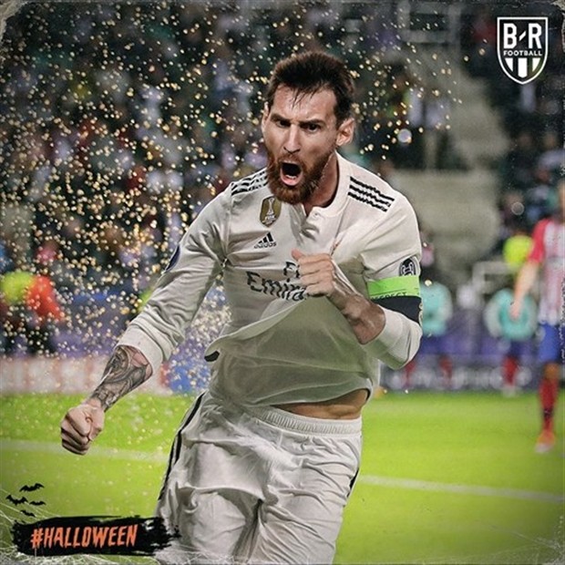 Ác mộng Halloween: Messi khoác áo Real, Gerrard tới Man Utd - Bóng Đá
