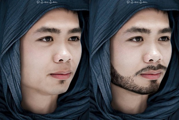 Dàn tuyển thủ Việt Nam hóa “soái ca xứ Ả Rập” - Bóng Đá