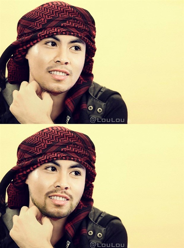 Dàn tuyển thủ Việt Nam hóa “soái ca xứ Ả Rập” - Bóng Đá