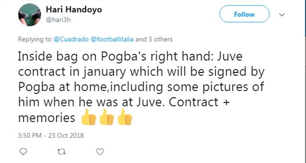 CĐV Man Utd tức điên khi Pogba vui vẻ nhận quà của Juventus - Bóng Đá