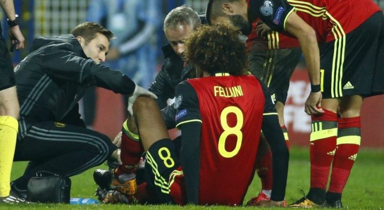 NÓNG: Đã rõ chấn thương của Marouane Fellaini - Bóng Đá