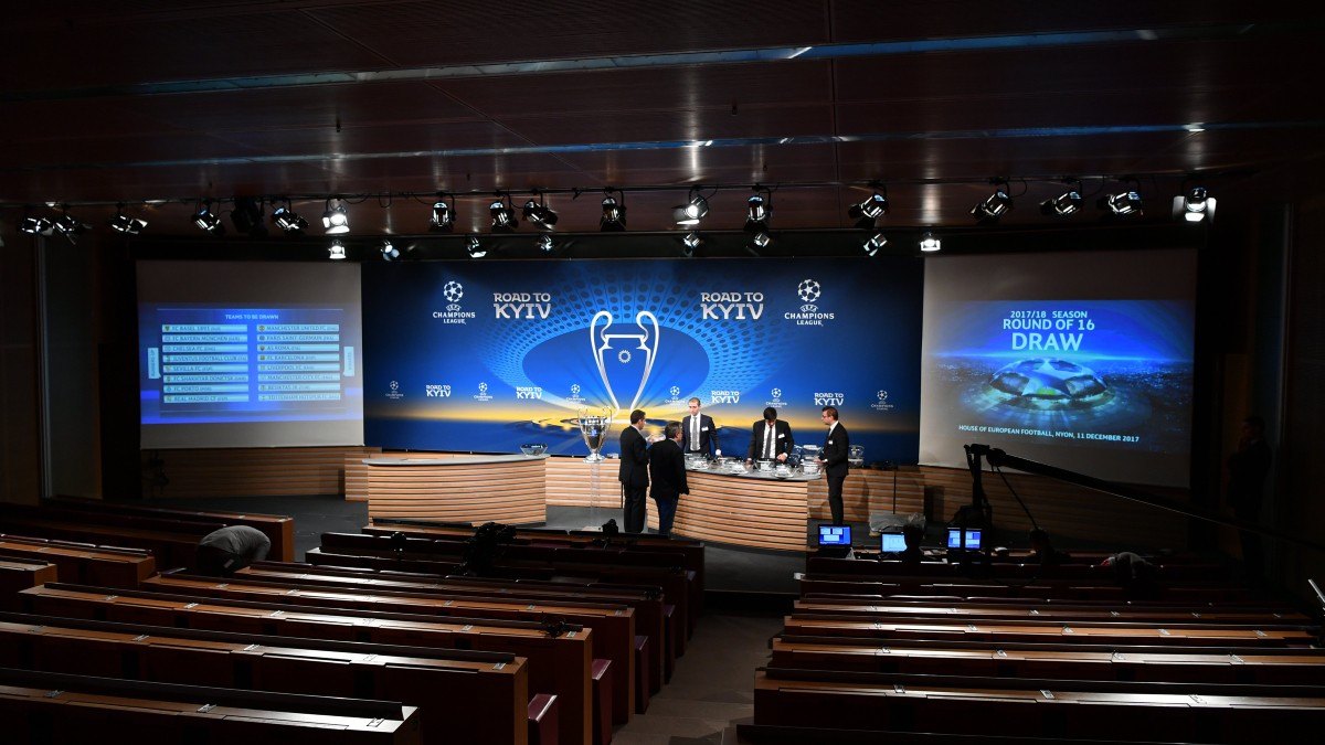 TRỰC TIẾP bốc thăm vòng 16 đội Champions League: Long tranh hổ đấu - Bóng Đá