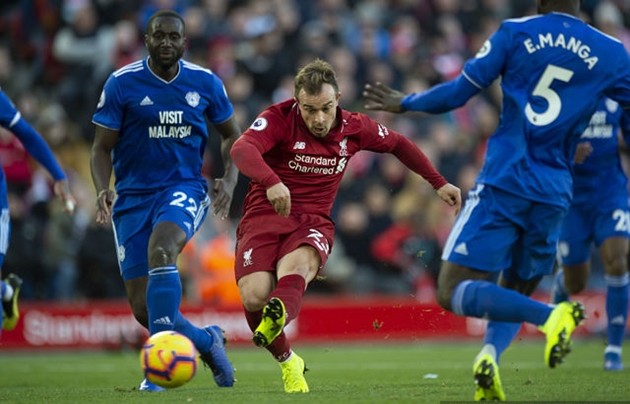 Georginio Wijnaldum chỉ ra cái tên khiến Liverpool chơi chắc chắn hơn (Shaqiri) - Bóng Đá