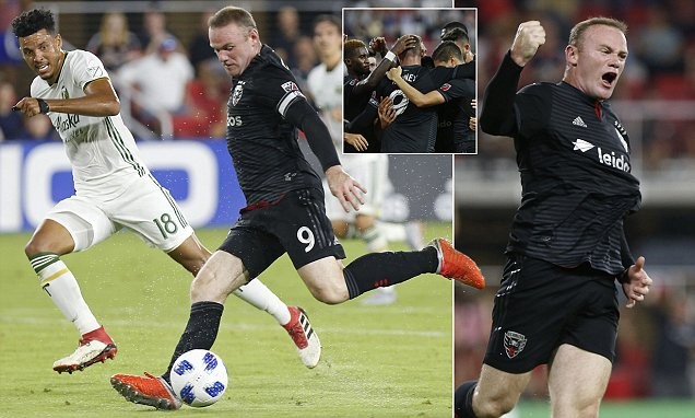 Rooney lại gây địa chấn MLS, lập cú đúp có siêu phẩm sút phạt - Bóng Đá