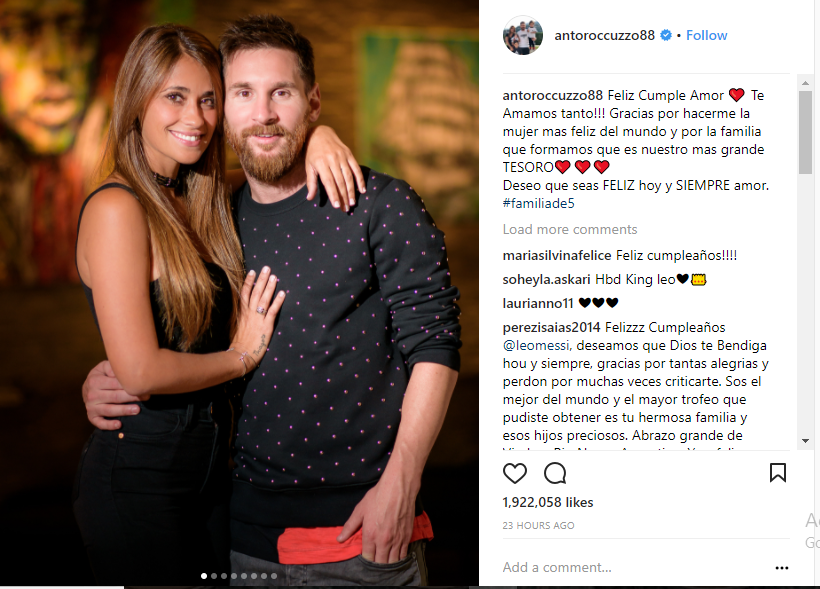 Messi nhận lời chúc mừng sinh nhật từ người phụ nữ hạnh phúc nhất thế giới - Bóng Đá