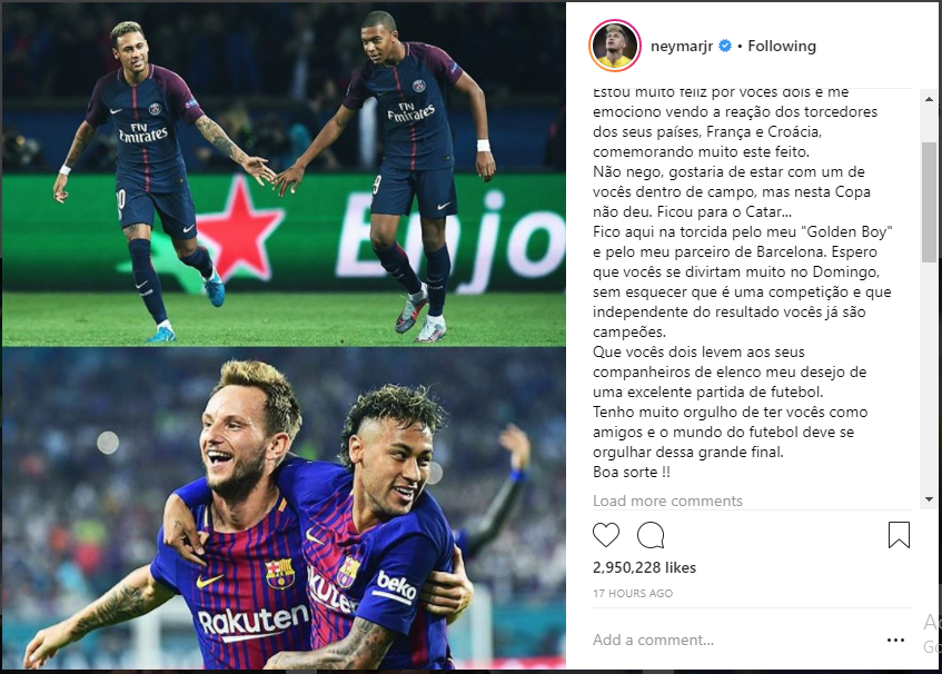 Trước thềm chung kết, Neymar làm 'Mr ba phải' - Bóng Đá
