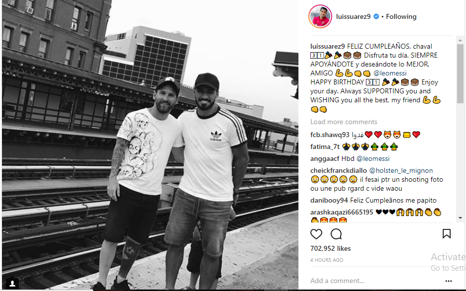Suarez, Puyol, Neymar gửi lời chúc sinh nhật đến Messi - Bóng Đá